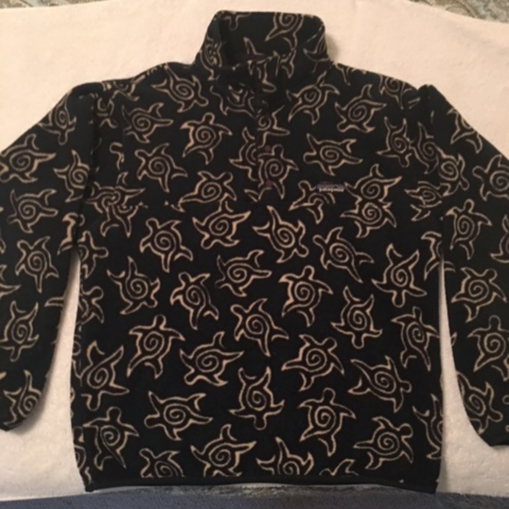 Vintage green turtle Patagonia Small Rare